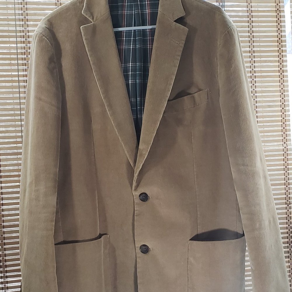 Brooks Brothers "346" Regent Fit Camel Corduroy Jacket